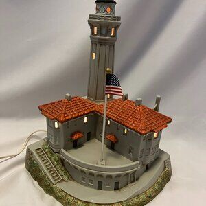 Lefton Historic American Lighthouse – Alcatraz Island - Lighted - Original Box